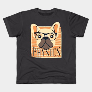 Physics Nerdy Dog Kids T-Shirt